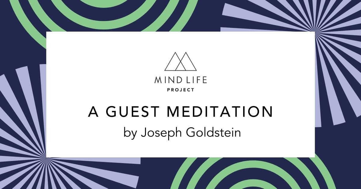 MLP - POST FEATURE IMAGE - A Guest Meditation by Joseph Goldstein